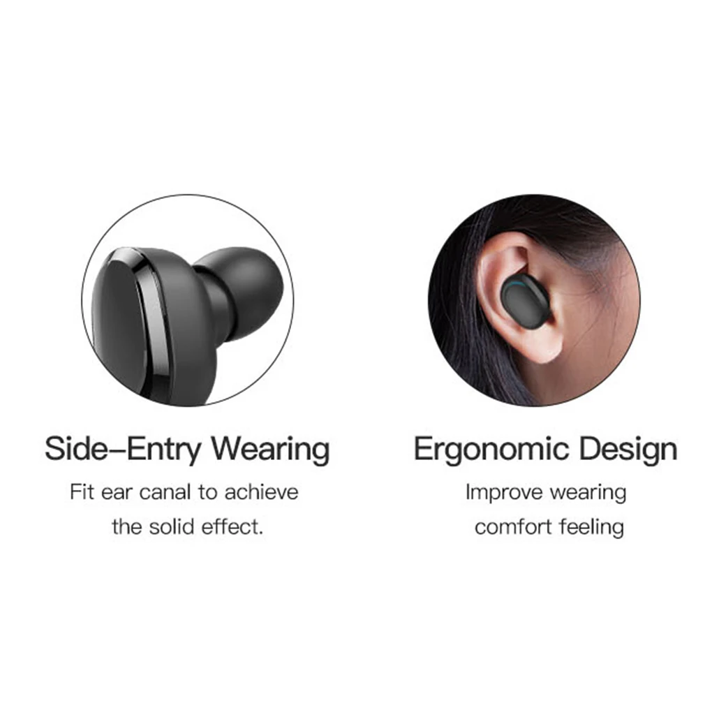 Worallymy Wireless Bluetooth 5.0 Earphones Lightweight Running Earbuds Build-in Mic HD Noise Reduction Charging Box
Worallymy Wireless Bluetooth 5.0 Earphones Lightweight Running Earbuds Build-in Mic HD Noise Reduction Charging Box