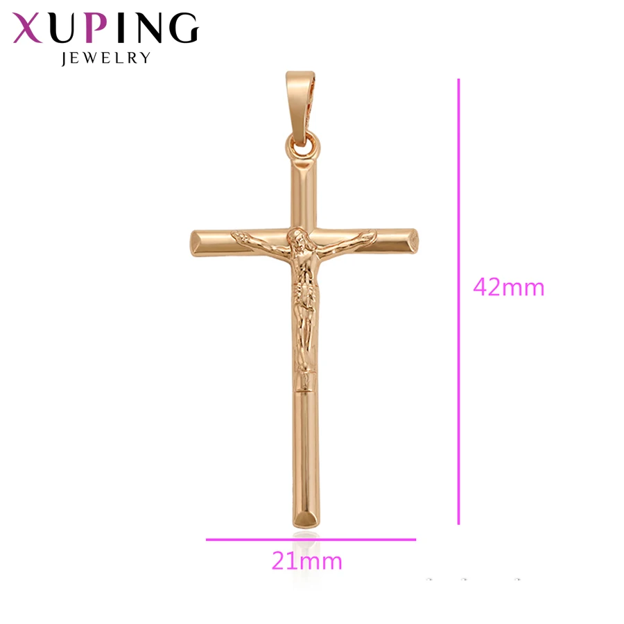 Xuping Cross Series аксессуары позолоченный Романтический кулон для девочек ювелирные