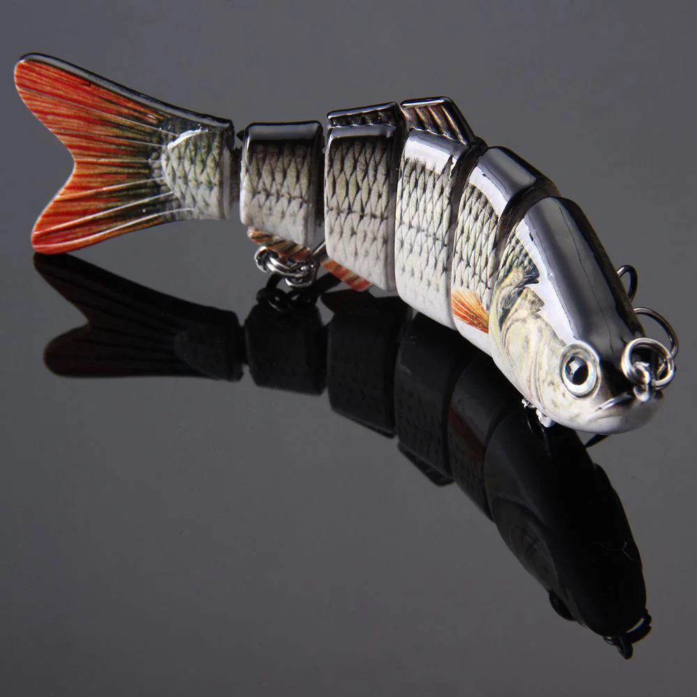 2PC New Swimbait Fishing bait 6 Sections Fishing Lures China 10cm/4" 0.55oz/15.5g 6# Quality Hook Fishing Tackle
2PC New Swimbait Fishing bait 6 Sections Fishing Lures China 10cm/4" 0.55oz/15.5g 6# Quality Hook Fishing Tackle