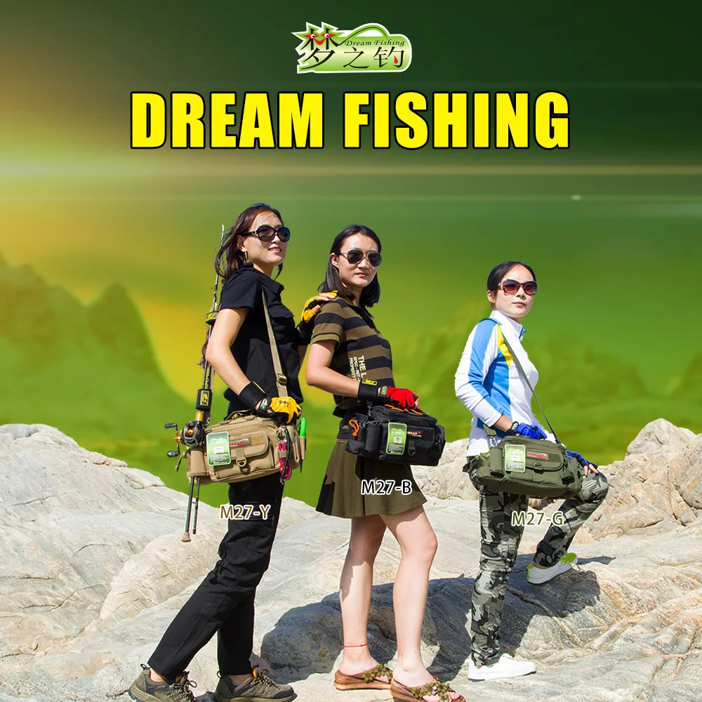 Сумка для рыболовных снастей Dream Fishing 36*18*23 см 1200D водонепроницаемая нейлоновая