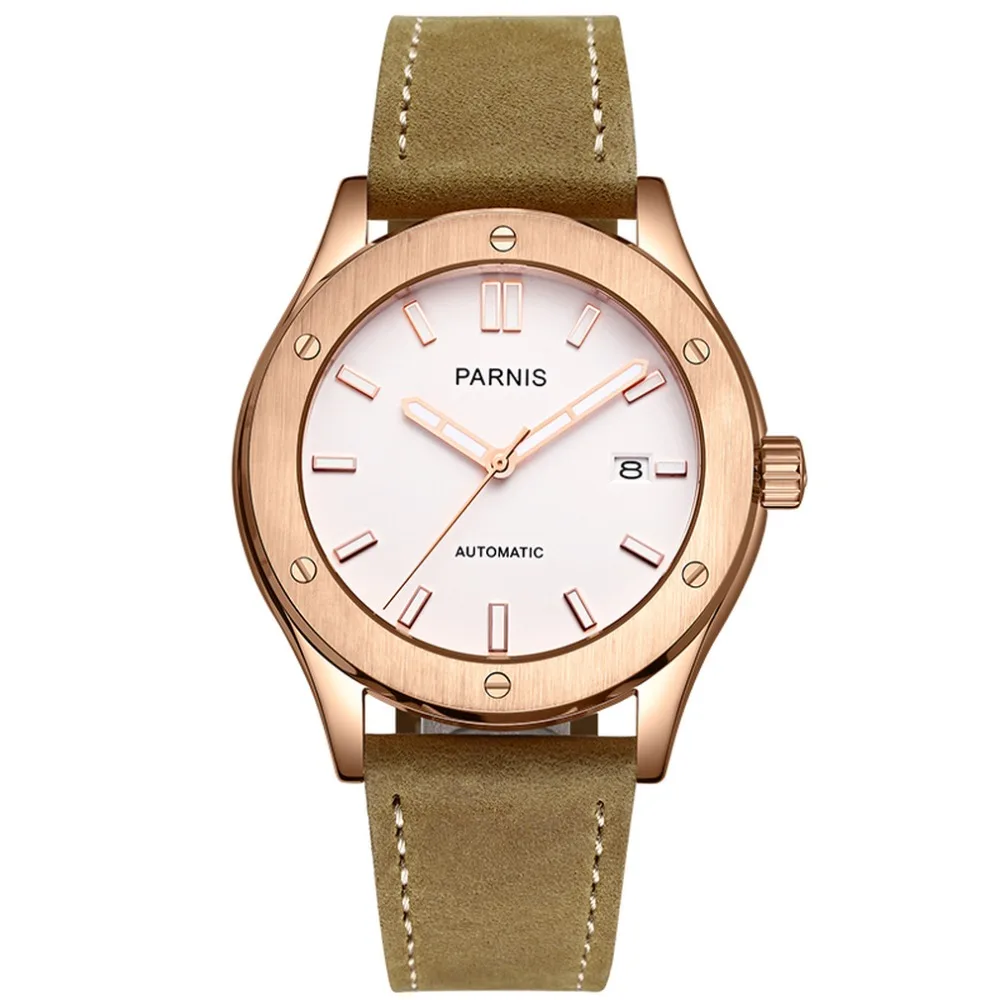 Parnis Commander II Seriers Mens Fashion Classic Dress Luminous Business Calendar Automatic Self Wind Mechanical Wrist Watches
Parnis Commander II Seriers Mens Fashion Classic Dress Luminous Business Calendar Automatic Self Wind Mechanical Wrist Watches