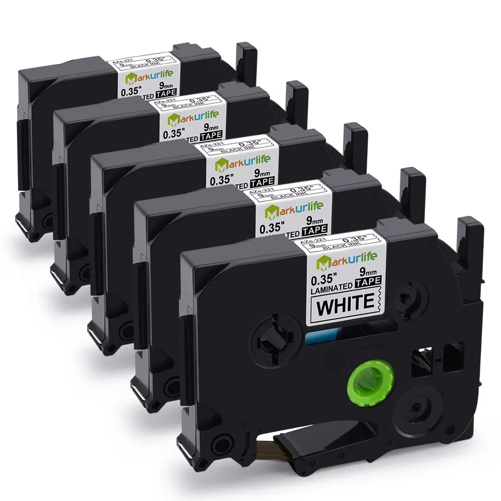 5 PCS/Lot 9mm*8m Compatible For Tze 221 Tze221 Black on White Laminated P touch 9mm tze-221 Label Tape Cartridge tz221 tze-221
5 PCS/Lot 9mm*8m Compatible For Tze 221 Tze221 Black on White Laminated P touch 9mm tze-221 Label Tape Cartridge tz221 tze-221