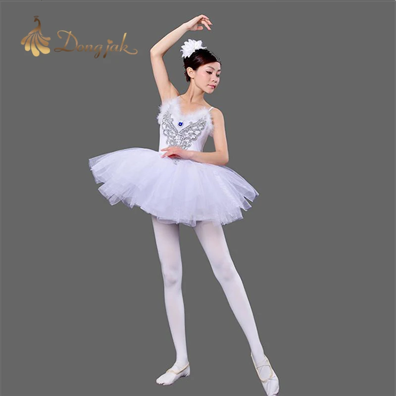 Adult Ballet Skirt Dance Dress Feather Costume Swan Lake Clothes Skirt Tutu Skirt Dance Practice Dance Wear T-10