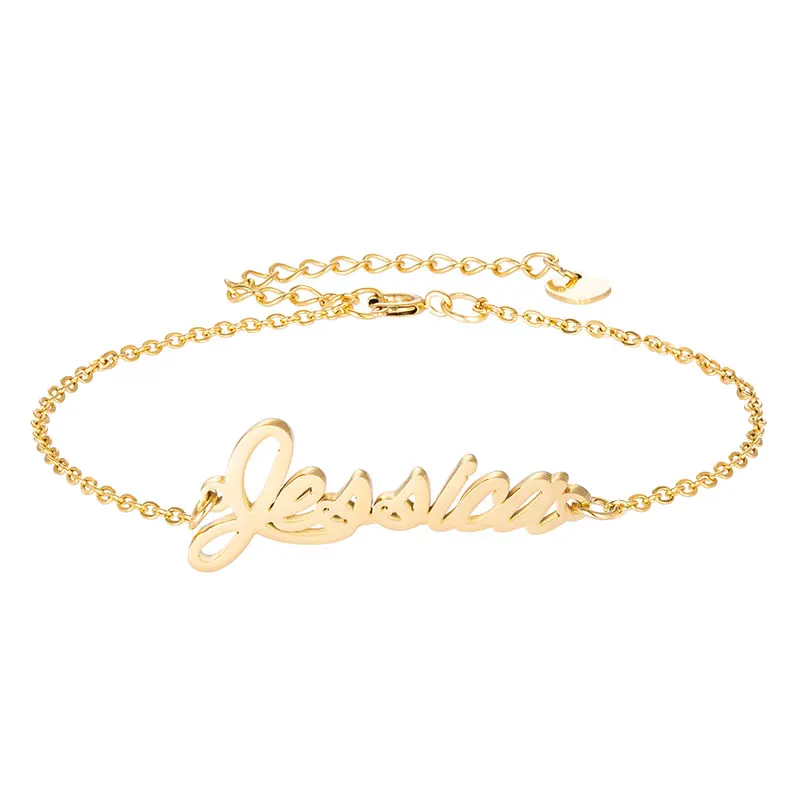 Почерк Cursive Name Jessica Charm Chain Anklet & Bracelet для женщин и девушек, начальная буква, рождественский подарок, нержавеющая сталь
Почерк Cursive Name Jessica Charm Chain Anklet & Bracelet для женщин и девушек, начальная буква, рождественский подарок, нержавеющая сталь