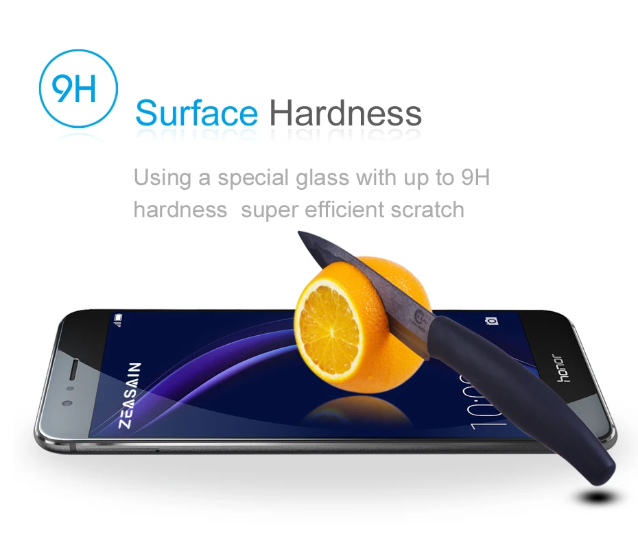 ZEASAIN 9H Hardness Full Cover Screen Protector Tempered Glass for Huawei Honor 8 Pro 8Pro Honor V9 Glass Protective Film
ZEASAIN 9H Hardness Full Cover Screen Protector Tempered Glass for Huawei Honor 8 Pro 8Pro Honor V9 Glass Protective Film