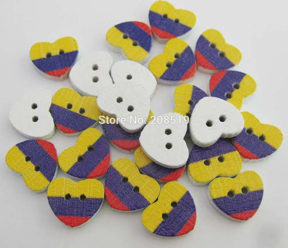 WBNALG 10MM*12MM Heart shape wood buttons Printing 300pcs/lot Hand Made design accessories scrapbooking
WBNALG 10MM*12MM Heart shape wood buttons Printing 300pcs/lot Hand Made design accessories scrapbooking