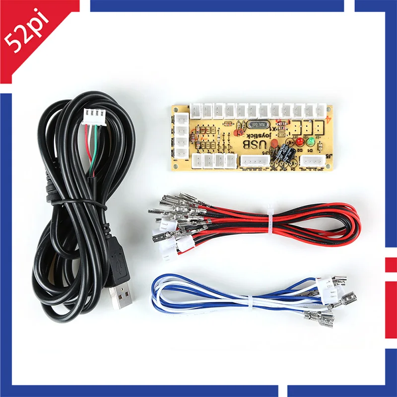 Arcade Game Machine DIY Parts for JAMMA MAME & RetroPie: Zero Delay PC USB Encoder+Wire Cables
Arcade Game Machine DIY Parts for JAMMA MAME & RetroPie: Zero Delay PC USB Encoder+Wire Cables