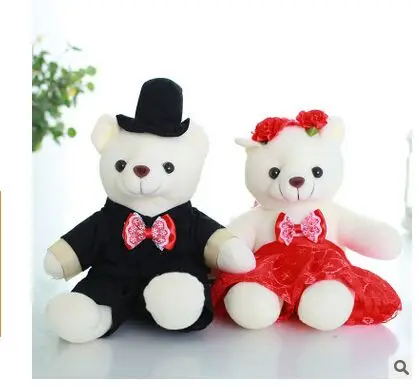about 30cm wedding dress teddy bears plush toy wedding loves bears soft doll wedding gift , proposal , birthday gift b0858
about 30cm wedding dress teddy bears plush toy wedding loves bears soft doll wedding gift , proposal , birthday gift b0858