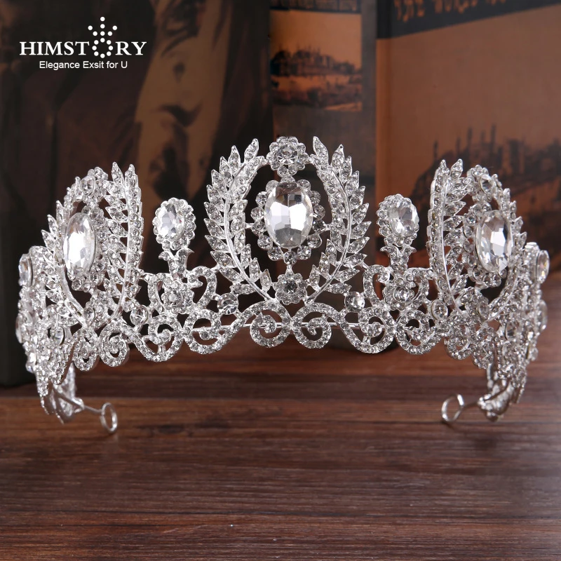 HIMSTORY New Fashion Baroque Luxury Crystal Bridal Crown Tiaras Wedding Diadem Tiaras Bride Hair Accessories Hair Jewelry
HIMSTORY New Fashion Baroque Luxury Crystal Bridal Crown Tiaras Wedding Diadem Tiaras Bride Hair Accessories Hair Jewelry