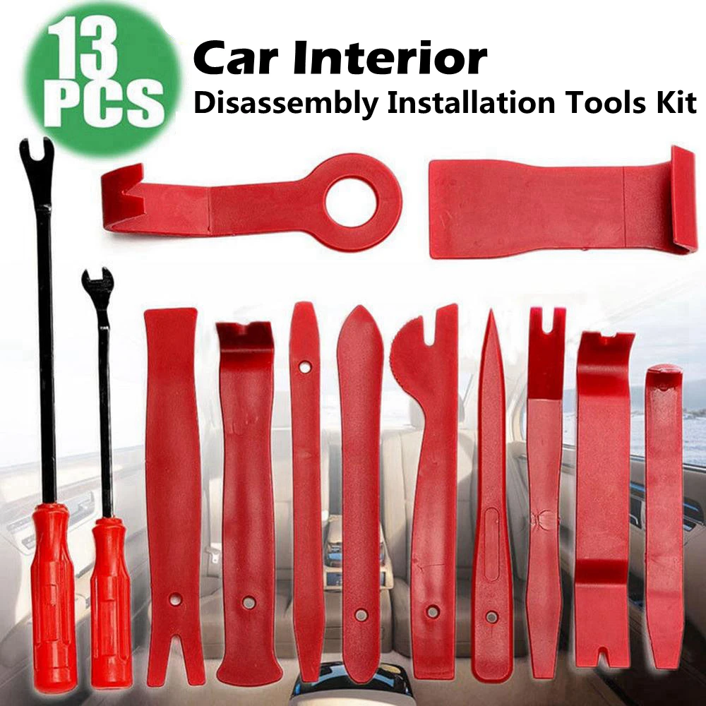 Auto Interior Refit Pry Opener Remover Tool Set Car Door Clip Panel Trim Dashboard DVD Audio Radio Removal Repair Tools Kit Bar
Auto Interior Refit Pry Opener Remover Tool Set Car Door Clip Panel Trim Dashboard DVD Audio Radio Removal Repair Tools Kit Bar