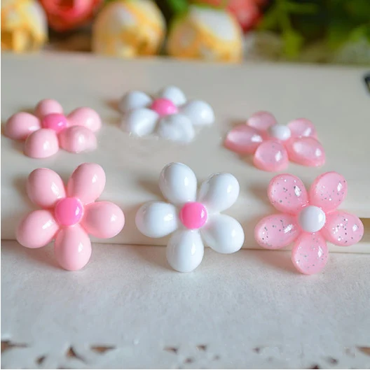 100pcs Resin Flatback Mixed Colors 5 Leaves Flower Scrapbooking Craft Decoration
100pcs Resin Flatback Mixed Colors 5 Leaves Flower Scrapbooking Craft Decoration