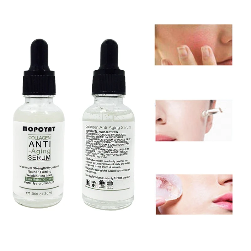 30ml Face Serum Collagen Anti-Winkles Hyaluronic Acid Moisturizing Whitening Essence Beauty Skin Care
30ml Face Serum Collagen Anti-Winkles Hyaluronic Acid Moisturizing Whitening Essence Beauty Skin Care