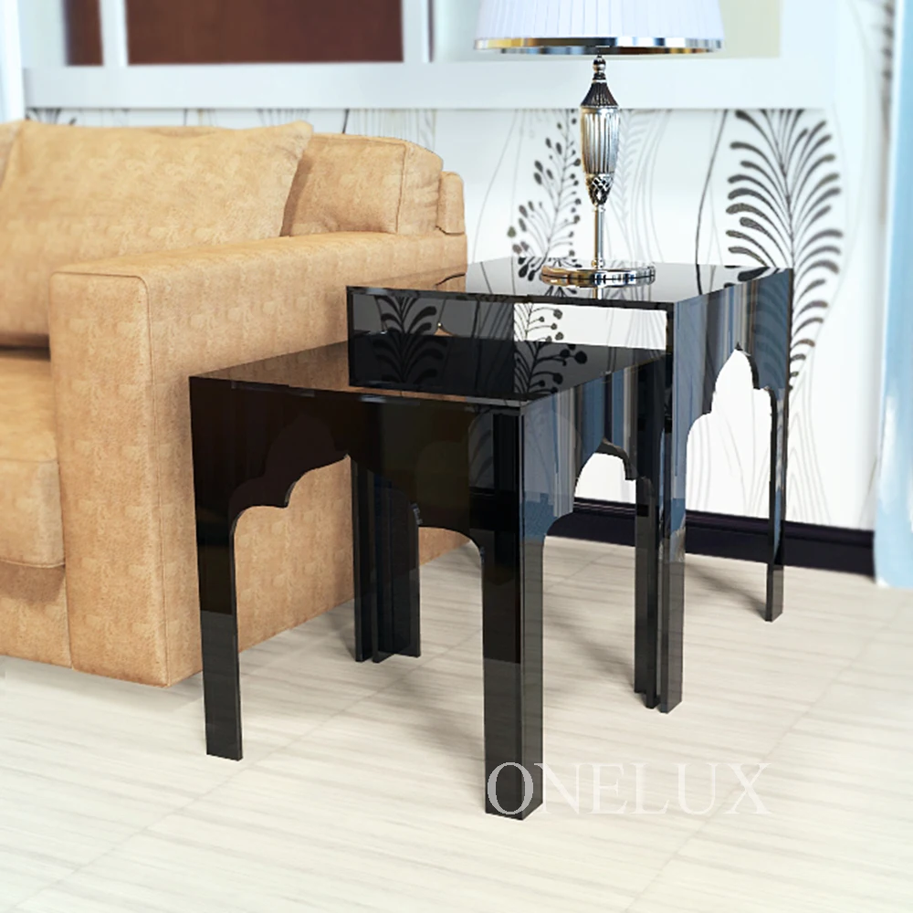 (2 PCS/SET) Engraved Acrylic Nesting Sofa Tables,Lucite Occasional Side Riser Table, Small Furnitures
(2 PCS/SET) Engraved Acrylic Nesting Sofa Tables,Lucite Occasional Side Riser Table, Small Furnitures