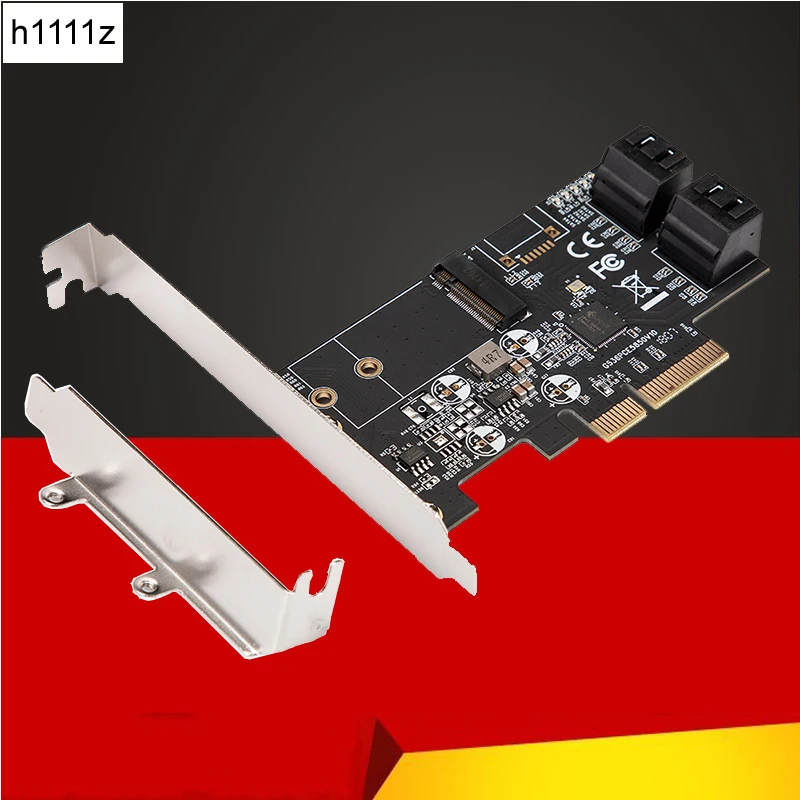 PCI Express SATA 3 Controller Card PCIE to M2 Adapter M.2 NGFF 4-Port SATA III 6GB/s Expansion Card Support 2230 2242 M2 SSD HDD
PCI Express SATA 3 Controller Card PCIE to M2 Adapter M.2 NGFF 4-Port SATA III 6GB/s Expansion Card Support 2230 2242 M2 SSD HDD