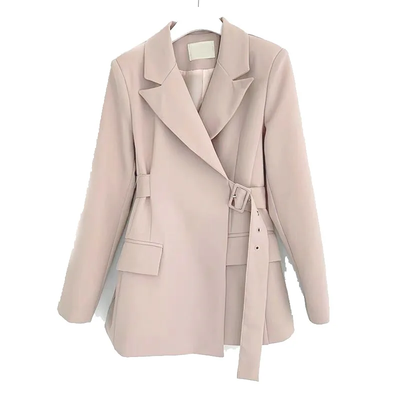Long Pink Blazer Women Belted Outerwear Womens Blazers Long Sleeve High Quality Office Jacket Female Solid Suit Elegant Coat
Long Pink Blazer Women Belted Outerwear Womens Blazers Long Sleeve High Quality Office Jacket Female Solid Suit Elegant Coat