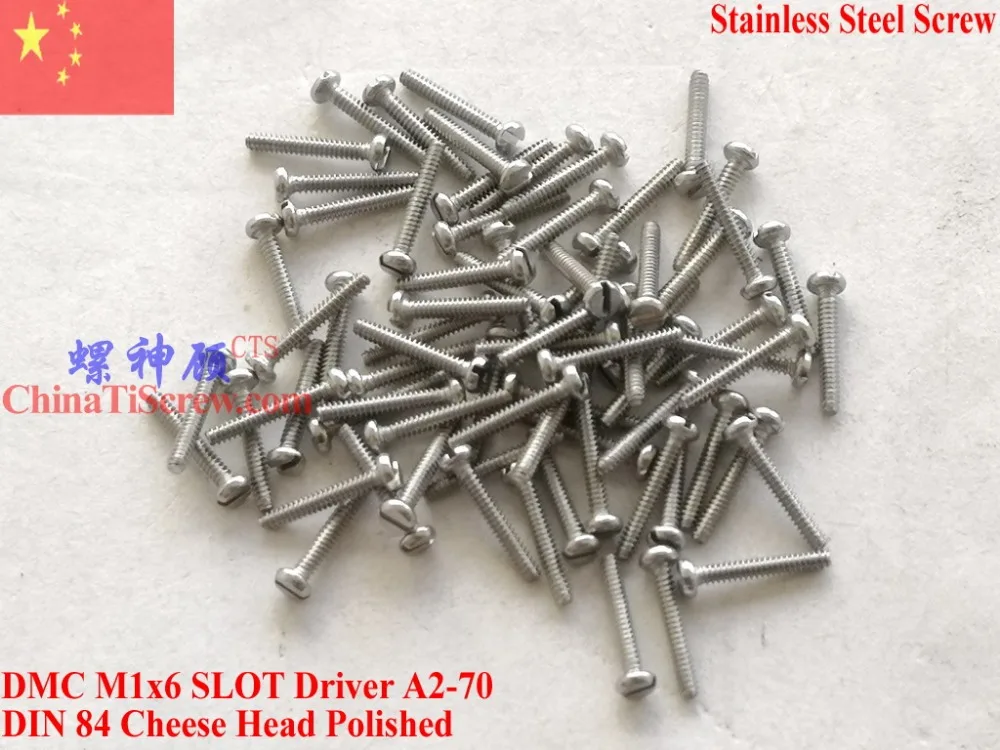 DIN 84 stainless steel M1.0 Screws M1x2 M1x2.5 M1x3 M1x4 M1x5 M1x6 M1X8 M1X10 Cheese Head A2-70 ROHS Polished QCTI Screw
DIN 84 stainless steel M1.0 Screws M1x2 M1x2.5 M1x3 M1x4 M1x5 M1x6 M1X8 M1X10 Cheese Head A2-70 ROHS Polished QCTI Screw