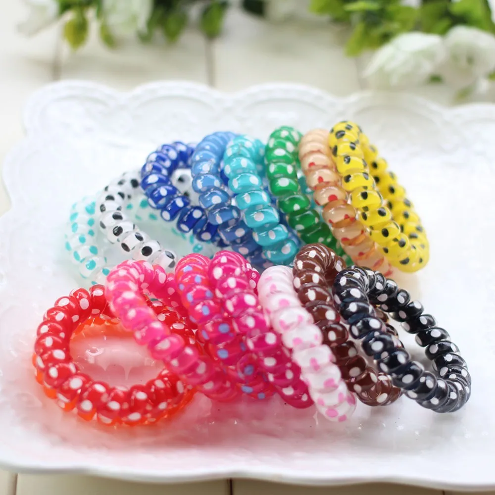 10pcs/lot Girls Women Telephone Line ring rubber band Gum Cord Elastic Ponytail Holders Hairband Ring Rope hair accessories
10pcs/lot Girls Women Telephone Line ring rubber band Gum Cord Elastic Ponytail Holders Hairband Ring Rope hair accessories