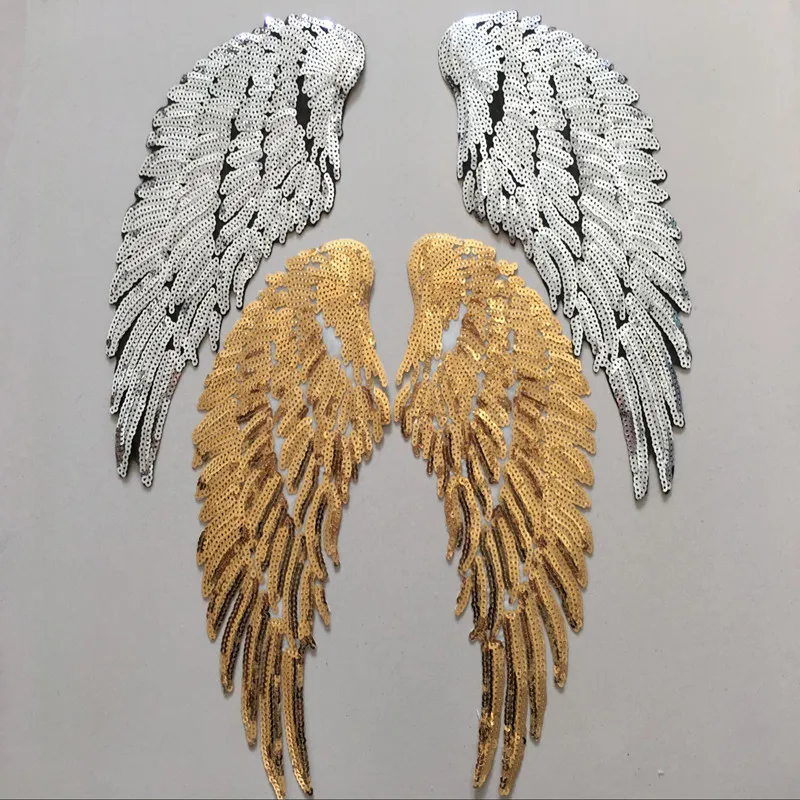 1 Pair Golden or Sliver Wing Head Sequins Patch DIY Applique Fashion Clothing Decoration Sew On Patch for Clothing
1 Pair Golden or Sliver Wing Head Sequins Patch DIY Applique Fashion Clothing Decoration Sew On Patch for Clothing