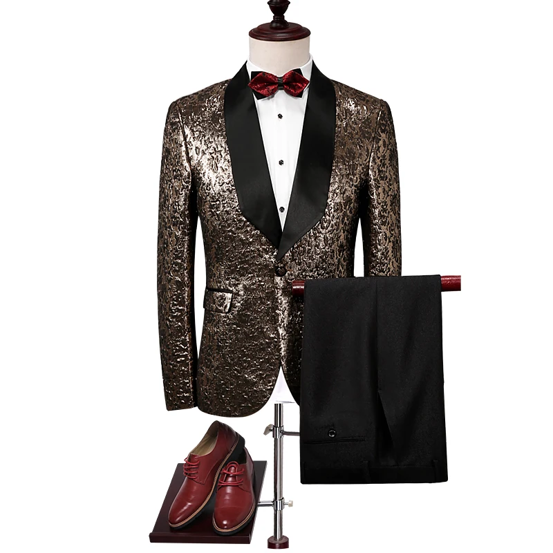 ( Blazer + Pnnts ) Mens Gorgeous Groom Wedding Dress Suit 2 Sets / Mens High-end Brand Formal Business Suit Casual Suit
( Blazer + Pnnts ) Mens Gorgeous Groom Wedding Dress Suit 2 Sets / Mens High-end Brand Formal Business Suit Casual Suit