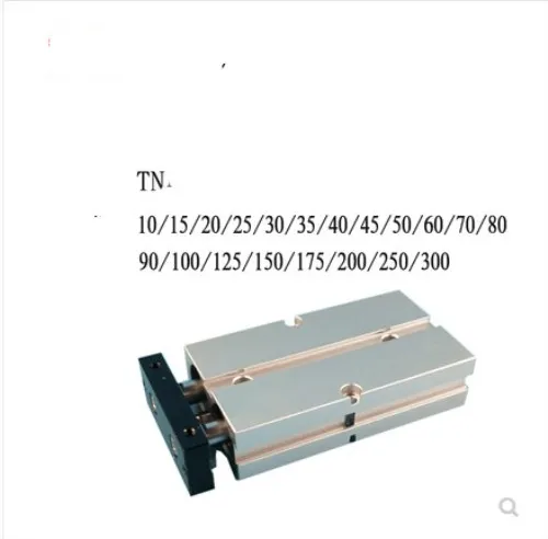 Aluminum Alloy TN Type Pneumatic Cylinder 10mm Bore 10/15/20/25/30/35/40/45/50/60/70/75/80/90/100/125/150mm Stroke Air Cylinder
Aluminum Alloy TN Type Pneumatic Cylinder 10mm Bore 10/15/20/25/30/35/40/45/50/60/70/75/80/90/100/125/150mm Stroke Air Cylinder