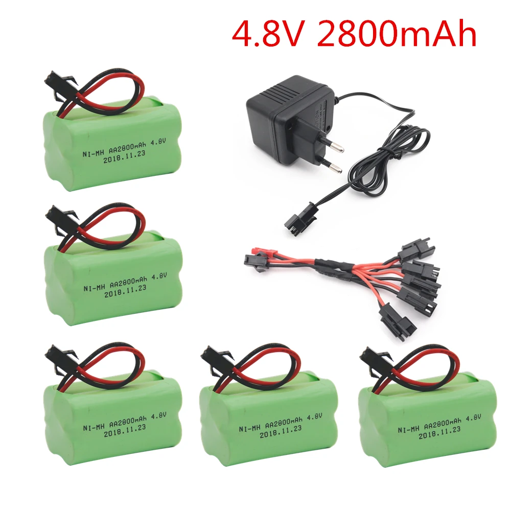 4.8v 2800mah AA NI-MH Battery With Charger Ultra-high capacity upgrade rechargeable Battery Electric toys RC car ship robot
4.8v 2800mah AA NI-MH Battery With Charger Ultra-high capacity upgrade rechargeable Battery Electric toys RC car ship robot