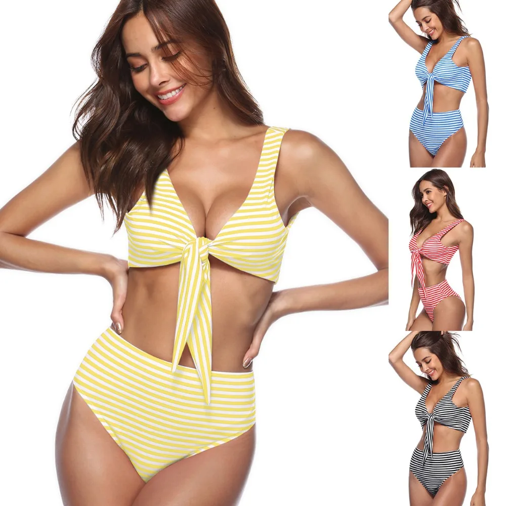 hot New Stripe Bathing Suit High Waist Swim Beach Wear Bandage Bikini Set Sexy Bikini Swimwear Women Strappy Swimsuit Trikini
hot New Stripe Bathing Suit High Waist Swim Beach Wear Bandage Bikini Set Sexy Bikini Swimwear Women Strappy Swimsuit Trikini