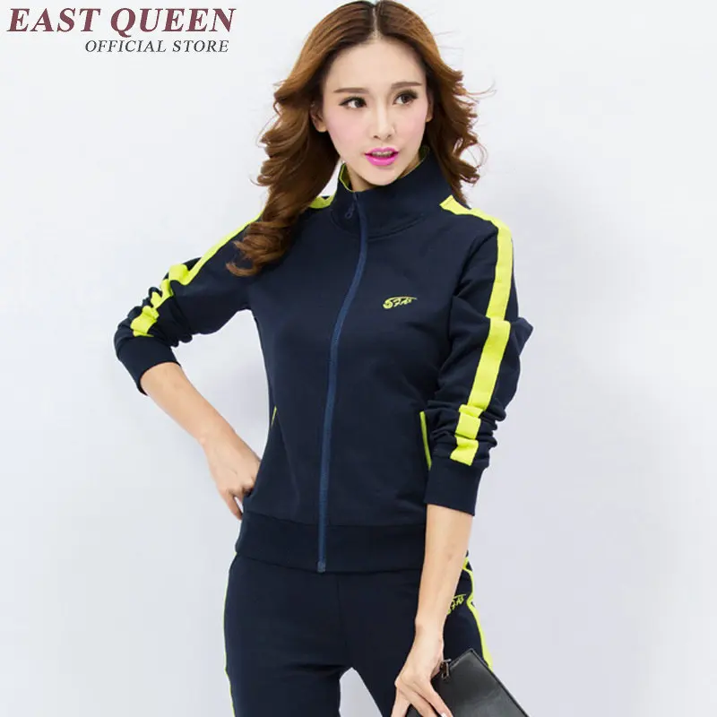 Для женщин костюмы 2018 s спортивный костюм survetement femme marque AA3031 Y | Женская одежда