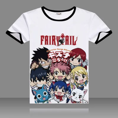 Аниме «FAIRY TAIL» для костюмированной вечеринки; Сезон лето футболка с коротким рукавом и круглым вырезом для студентов с принтом футболка для ...
Аниме «FAIRY TAIL» для костюмированной вечеринки; Сезон лето футболка с коротким рукавом и круглым вырезом для студентов с принтом футболка для ...