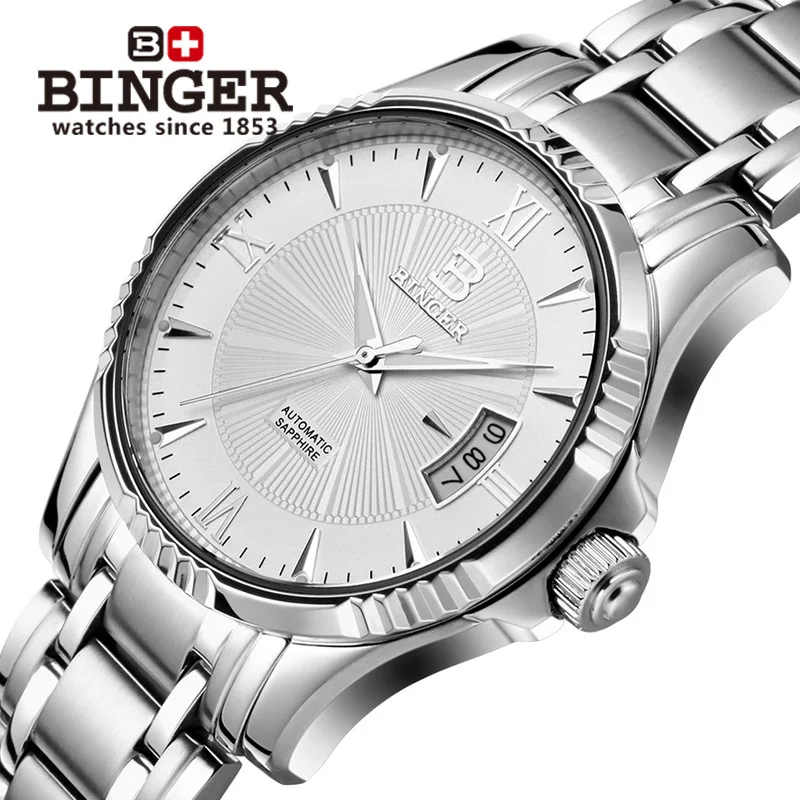 

Switzerland Men's Watch BINGER Watch Men Luxury Brand Watch Men Japan MIYOTA Auto Mechanical Movement relogio masculino B5011-3