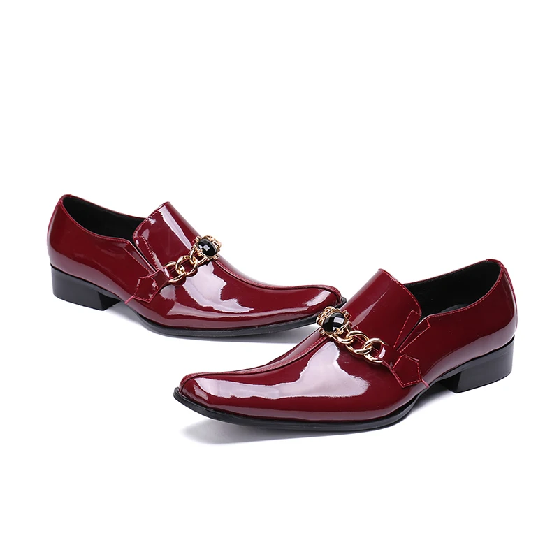 Wine Red Man Fashion Real Leather High Quality Wedding Dress Shoes 2018 Autumn Italy Spring Autumn Male Formal Pointed Toe Shoes
Wine Red Man Fashion Real Leather High Quality Wedding Dress Shoes 2018 Autumn Italy Spring Autumn Male Formal Pointed Toe Shoes