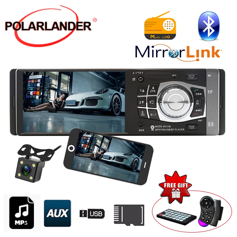 Autoradio TF Card Mirror Link radio cassette player Stereo Bluetooth handfree FM/USB Aux Input Receiver 4*45W Car MP5 player
Autoradio TF Card Mirror Link radio cassette player Stereo Bluetooth handfree FM/USB Aux Input Receiver 4*45W Car MP5 player