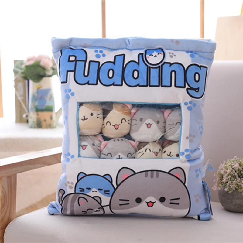 New Big bag Kawaii Cat Plush Balls Bag Snack Toy Soft Cartoon Animal Stuffed Doll Sofa Pillow Girlfriend Kids Gifts
New Big bag Kawaii Cat Plush Balls Bag Snack Toy Soft Cartoon Animal Stuffed Doll Sofa Pillow Girlfriend Kids Gifts