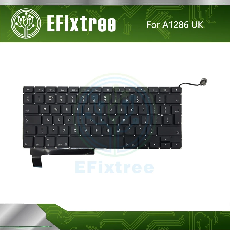 10 PCS/Lot Laptop A1286 Keyboard UK Layout For Macbook Pro 15'' A1286 English Keyboard+Backlight Backlit+Screws 2009-2012 Year
10 PCS/Lot Laptop A1286 Keyboard UK Layout For Macbook Pro 15'' A1286 English Keyboard+Backlight Backlit+Screws 2009-2012 Year