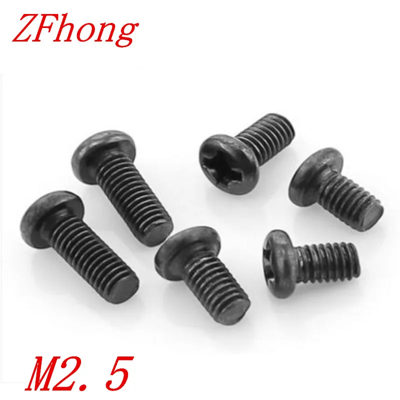 500pcs/lot wholesale M2.5*3/4/5/6/8/10/12 Steel with black Phillips pan round head machine screw Electronic screw
500pcs/lot wholesale M2.5*3/4/5/6/8/10/12 Steel with black Phillips pan round head machine screw Electronic screw