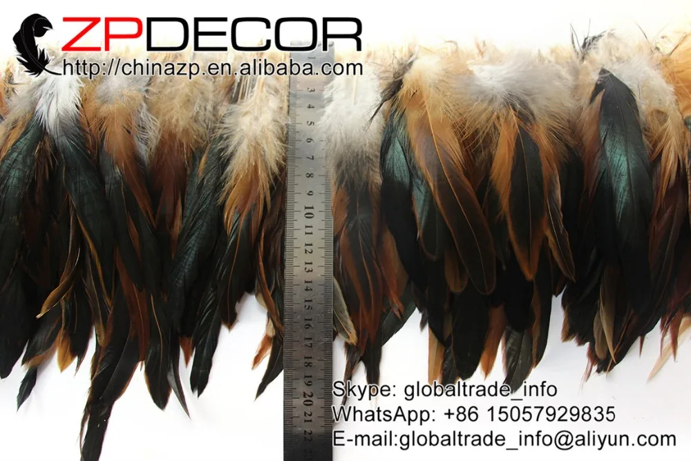 ZPDECOR Feather Manufacturer 6-8inch Handwork Wholesale Brown Bronze Strung Schlappens Rooster Feathers for Custumes Decoration
ZPDECOR Feather Manufacturer 6-8inch Handwork Wholesale Brown Bronze Strung Schlappens Rooster Feathers for Custumes Decoration