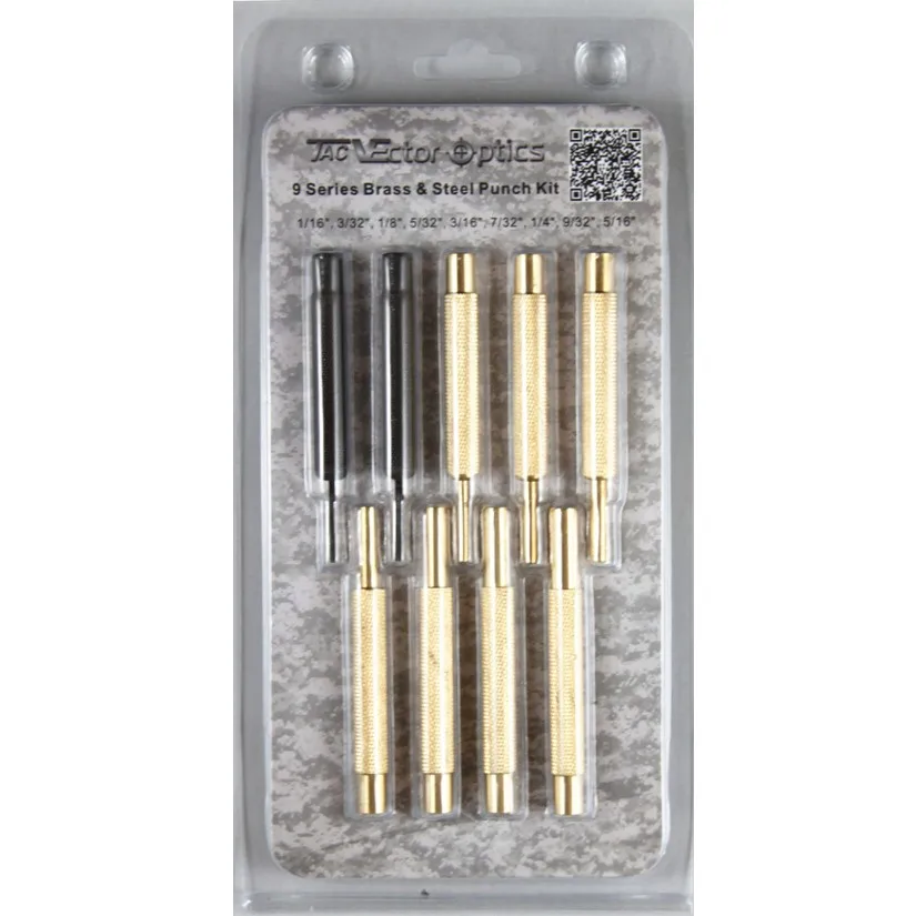 Vector Optics 9 Pc High End Gun Smith Punch Kit Gun Repair Brass Stainless Steel Set
Vector Optics 9 Pc High End Gun Smith Punch Kit Gun Repair Brass Stainless Steel Set