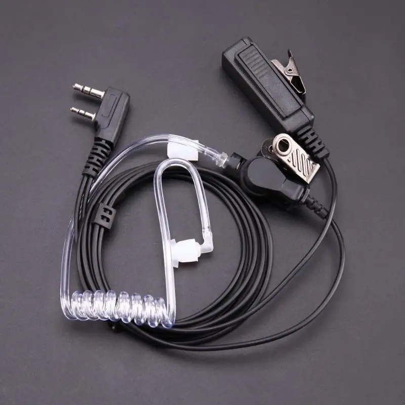 New 2 Pin Practical Covert Acoustic Tube Earpiece Headset Mic For Baofeng Kenwood UV-5R Radiation-Proof Earphones
New 2 Pin Practical Covert Acoustic Tube Earpiece Headset Mic For Baofeng Kenwood UV-5R Radiation-Proof Earphones
