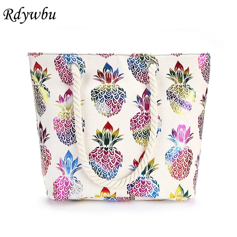 Rdywbu Women Canvas Pineapple Printed Shoulder Bag Female Large Capacity Ladies Beach Bag Girls Turtle Shopping Handbag B788
Rdywbu Women Canvas Pineapple Printed Shoulder Bag Female Large Capacity Ladies Beach Bag Girls Turtle Shopping Handbag B788