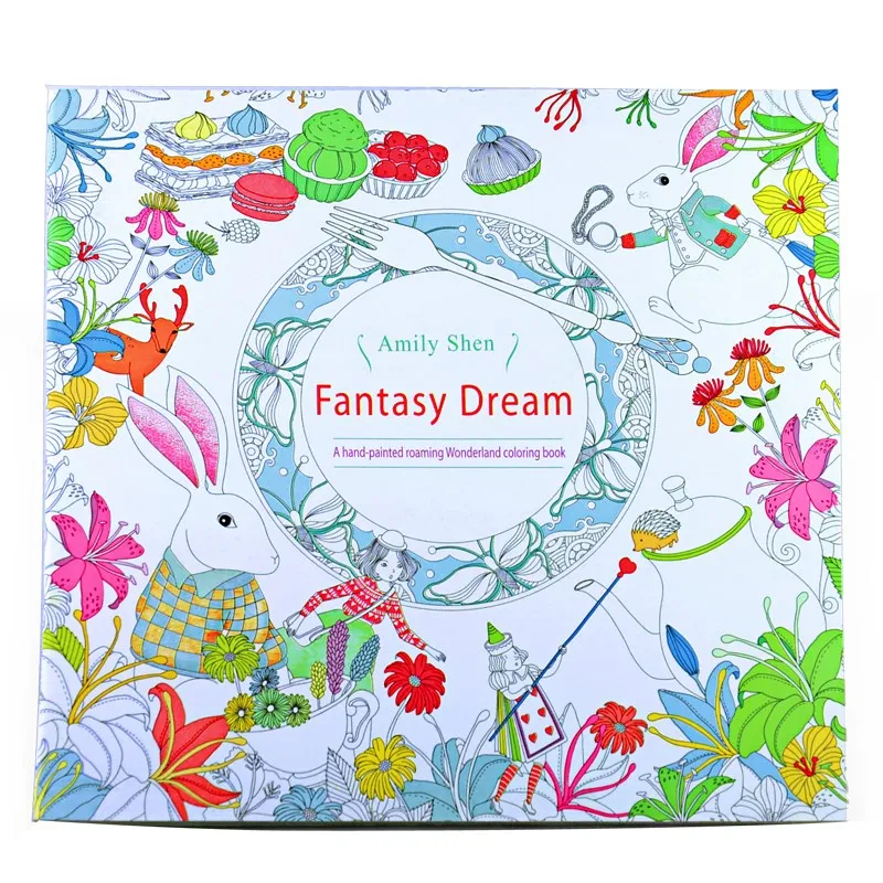 4 pcs/Lot Fantasy Dream Free Coloring Book For Adults Children Drawing Kill Time Graffiti Anti-Stress Painting Art Books Libro
4 pcs/Lot Fantasy Dream Free Coloring Book For Adults Children Drawing Kill Time Graffiti Anti-Stress Painting Art Books Libro
