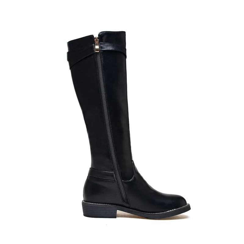 ASUMER 2020 fashion autumn winter boots women buckle zip med heels knee high boots round toe high quality pu leather boots
ASUMER 2020 fashion autumn winter boots women buckle zip med heels knee high boots round toe high quality pu leather boots
