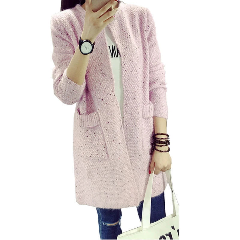 2019 New Sweater Women's Cardigan Long Fashion Sleeve Loose Korean Pocket Size Sweater Spring Jacket Outside Thick Take Cardigan
2019 New Sweater Women's Cardigan Long Fashion Sleeve Loose Korean Pocket Size Sweater Spring Jacket Outside Thick Take Cardigan