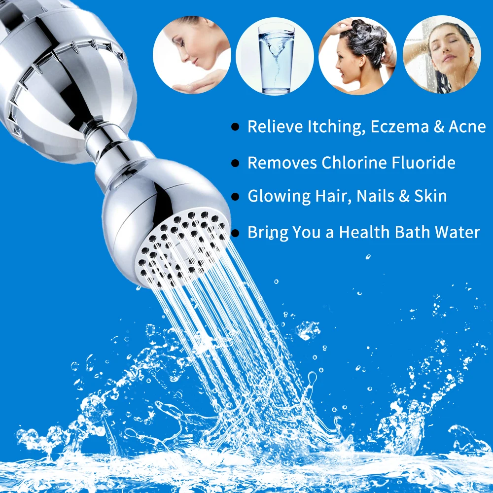 High Pressure Shower Head Filter Shower Filter Purifies Water Shower Head Bathroom Saving water Anion Filter Shower Heads
High Pressure Shower Head Filter Shower Filter Purifies Water Shower Head Bathroom Saving water Anion Filter Shower Heads