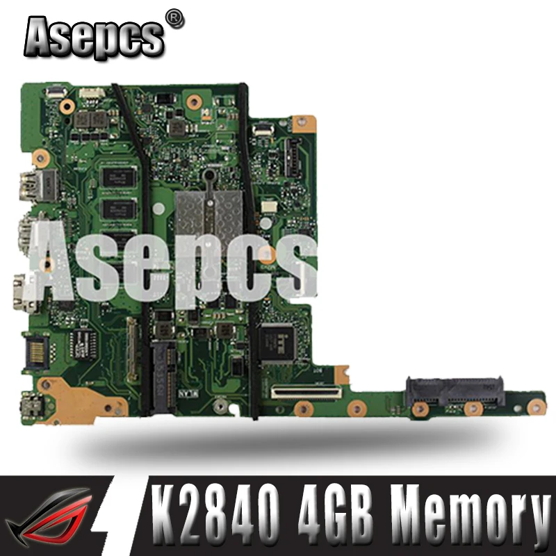 Asepcs для For Asus E402MA E502MA N2840 4 Гб материнская плата ноутбука с памятью