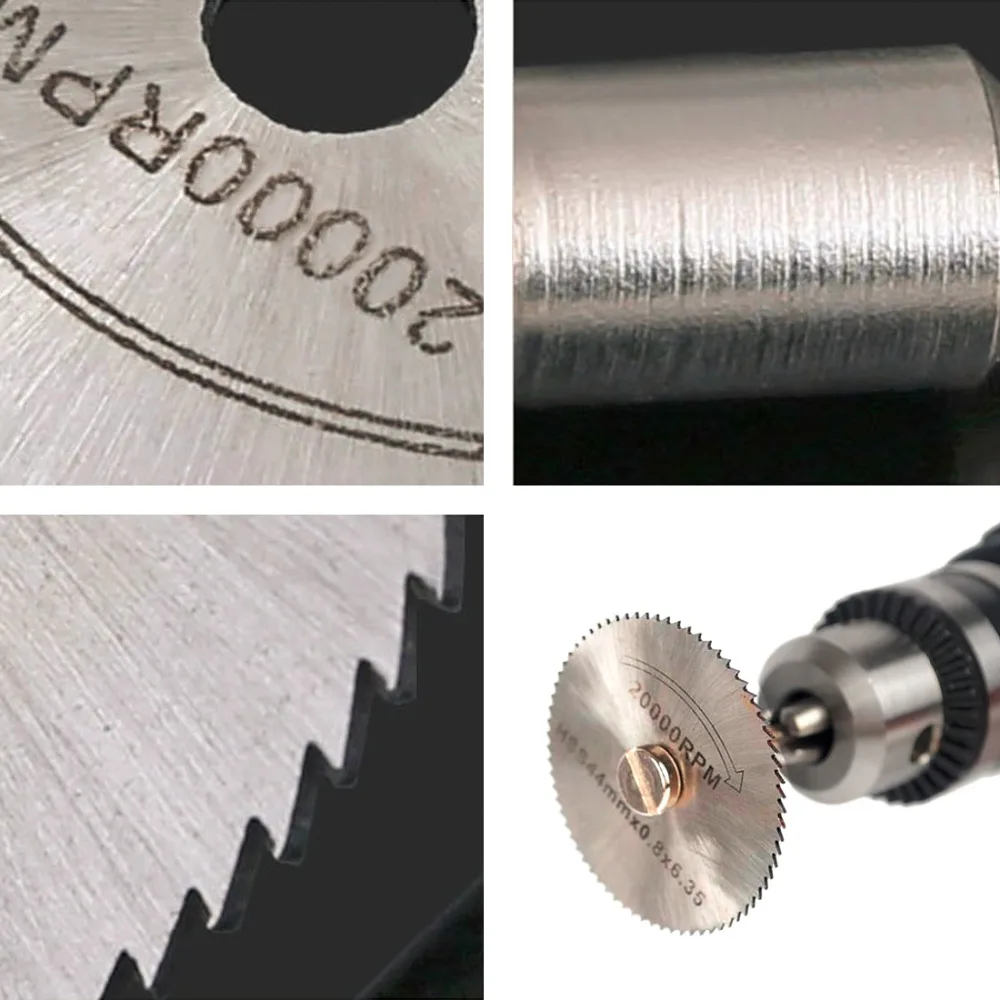 Good 6pcs/Set HSS Mini Circular Saw Blade Woodworking Cutting Discs Drill For Rotary Tools Metal Cutter Power Tool Mandrel Set
Good 6pcs/Set HSS Mini Circular Saw Blade Woodworking Cutting Discs Drill For Rotary Tools Metal Cutter Power Tool Mandrel Set