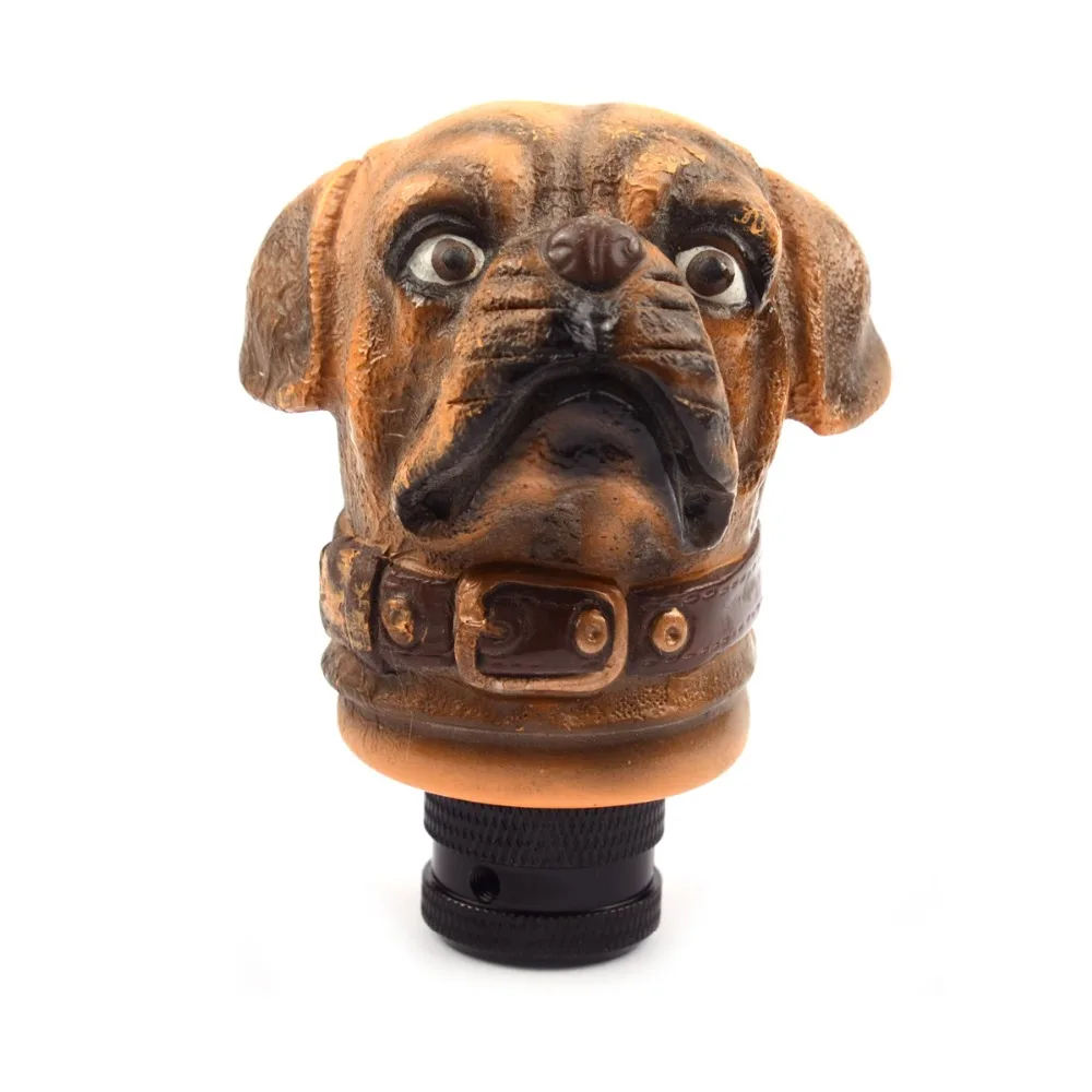 Universal personality dog head shape shifting head for car truck automatic manual handle shifter knob resin shifter
Universal personality dog head shape shifting head for car truck automatic manual handle shifter knob resin shifter