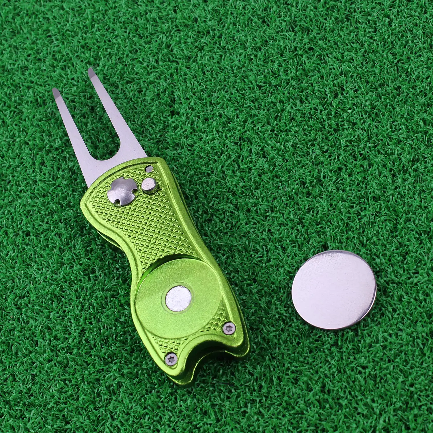 2pcs/pack Switchblade Golf Divot Tool Pitch / Choose Colors At Will / Arrive on time / Golf Training Aids Tools Golf Accessories
2pcs/pack Switchblade Golf Divot Tool Pitch / Choose Colors At Will / Arrive on time / Golf Training Aids Tools Golf Accessories