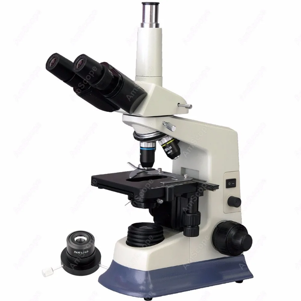 

Darkfield Brightfield Biological Microscope--AmScope Supplies 40X-1600X Professional Darkfield Brightfield Biological Microscope