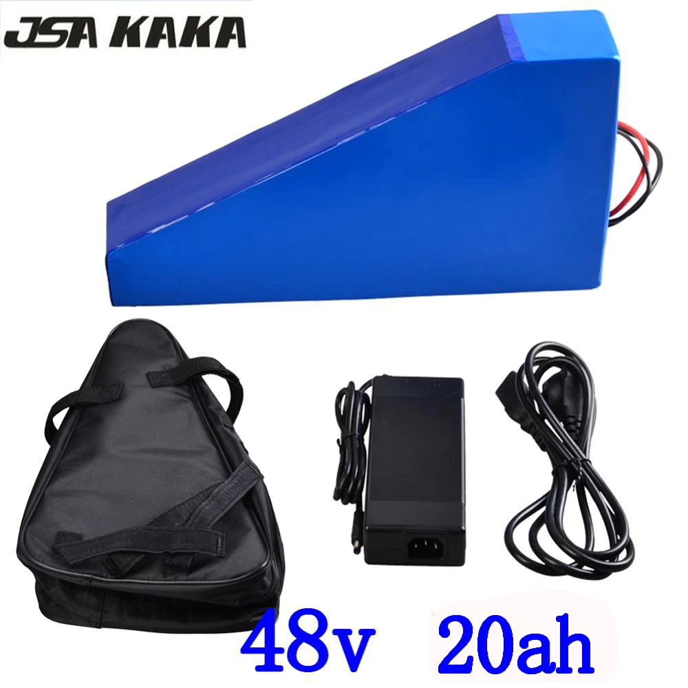 48V 20Ah Triangle Battery 48V 1000W 1500W 2000W Electric Bike Battery 48V 20Ah Lithium Battery with 5A Charger +bag Duty Free
48V 20Ah Triangle Battery 48V 1000W 1500W 2000W Electric Bike Battery 48V 20Ah Lithium Battery with 5A Charger +bag Duty Free