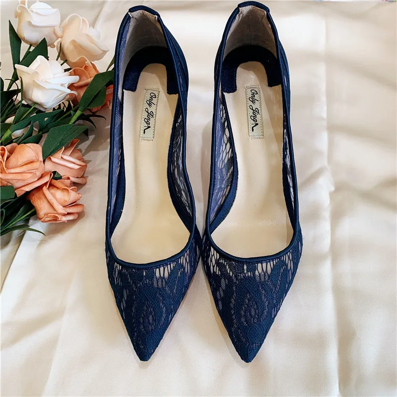 Free shipping fashion women Pumps brand new Casual Designer navy blue mesh lace point toe high heels party shoes 12cm 10cm 8cm
Free shipping fashion women Pumps brand new Casual Designer navy blue mesh lace point toe high heels party shoes 12cm 10cm 8cm