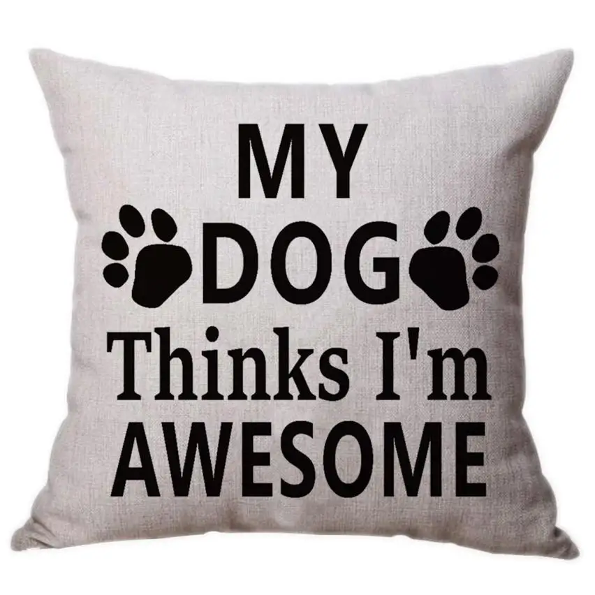 45cm*45cm Newest Best Dog Lover Gifts Cotton Linen Throw Pillow Case Home Textile Pillowcases Creative Pattern Gift 50p
45cm*45cm Newest Best Dog Lover Gifts Cotton Linen Throw Pillow Case Home Textile Pillowcases Creative Pattern Gift 50p